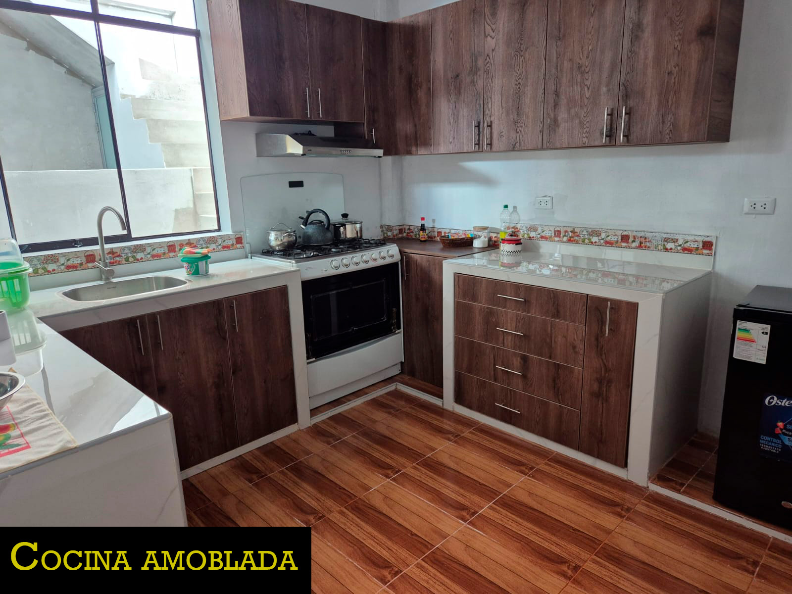 Vista de la cocina